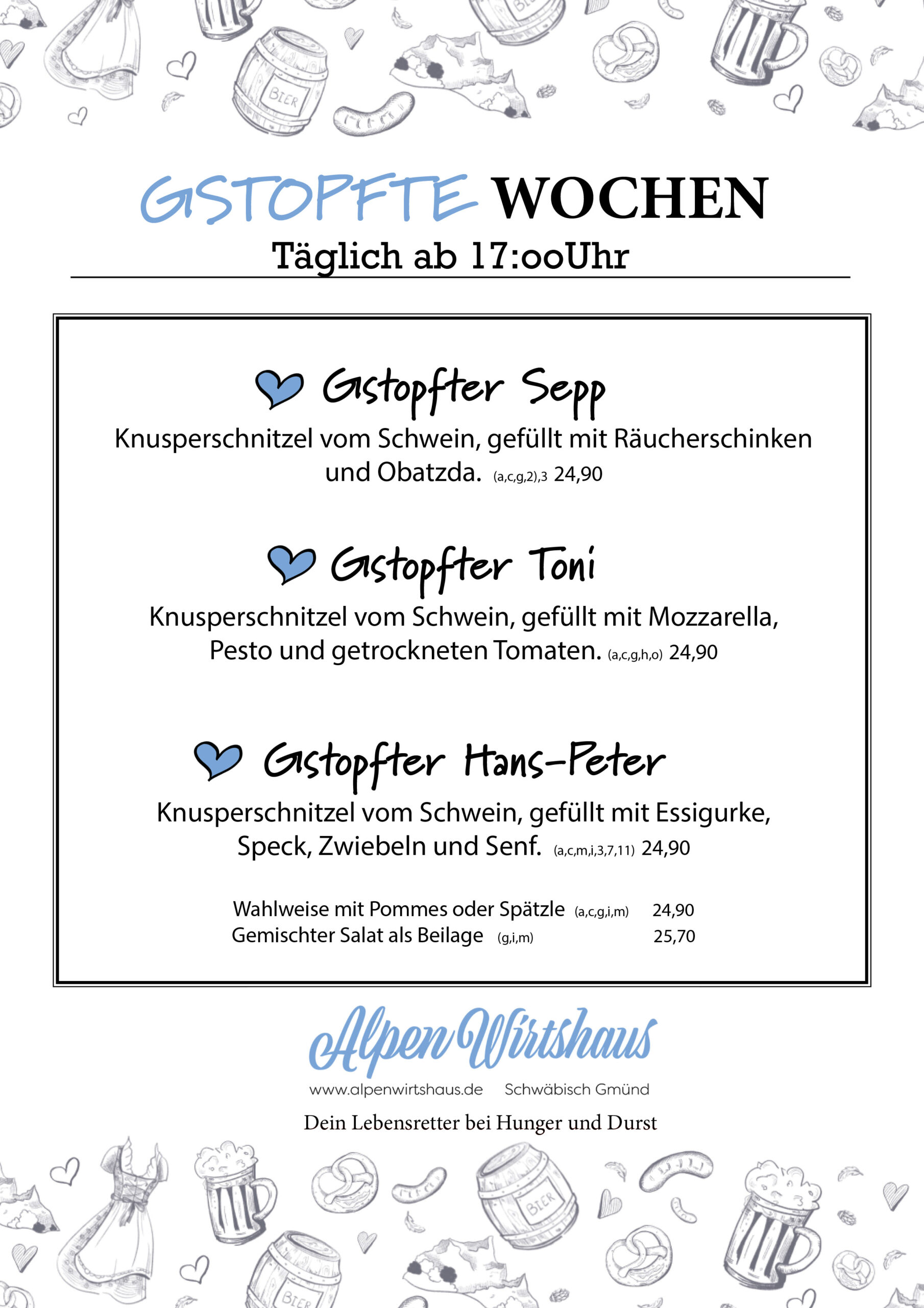 Max(3), Logo, Alpen Wirtshaus, Nastasia Eger