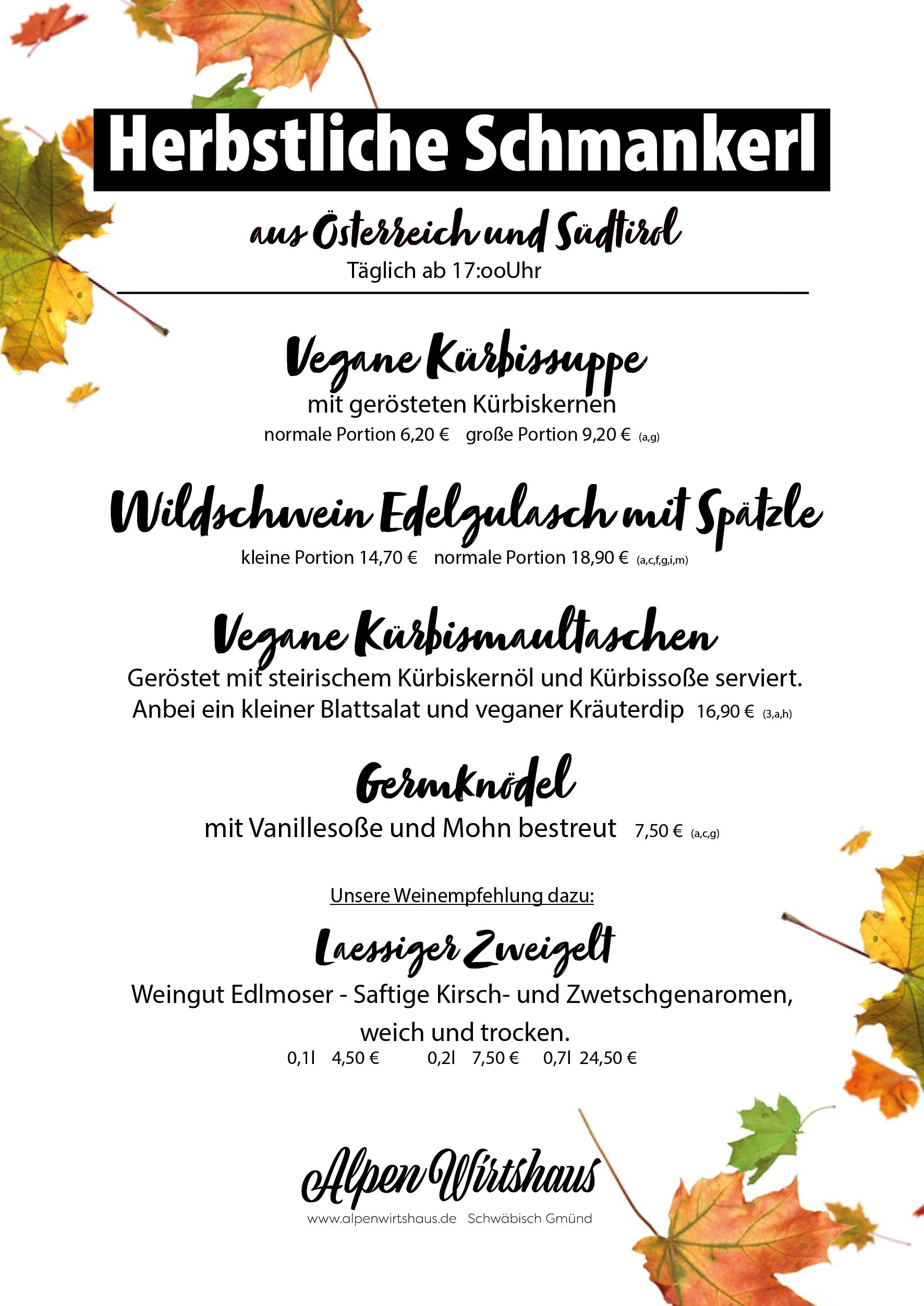 Max(3), Logo, Alpen Wirtshaus, Nastasia Eger